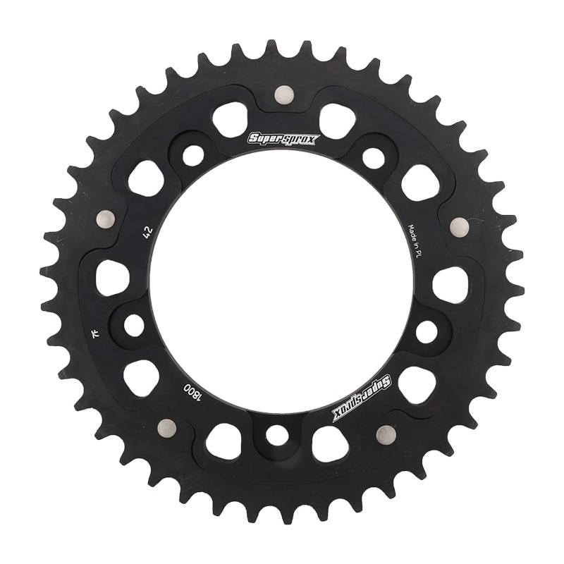 Rear sprocket SUPERSPROX STEALTH black 42T, 530