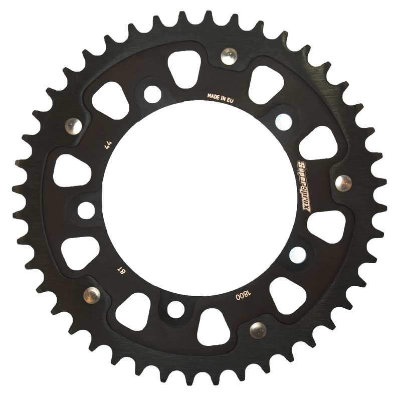 Rear sprocket SUPERSPROX STEALTH black 44T, 530