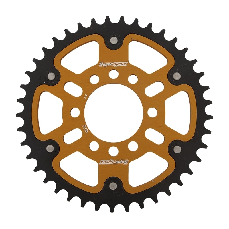 Rear sprocket SUPERSPROX STEALTH gold 41T, 520
