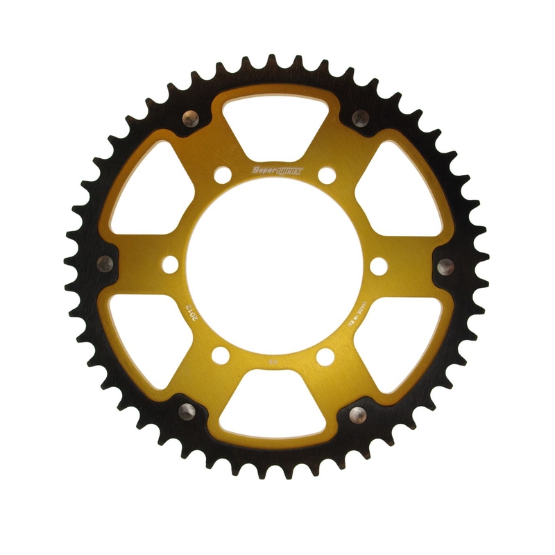 Rear sprocket SUPERSPROX STEALTH gold 49T, 525
