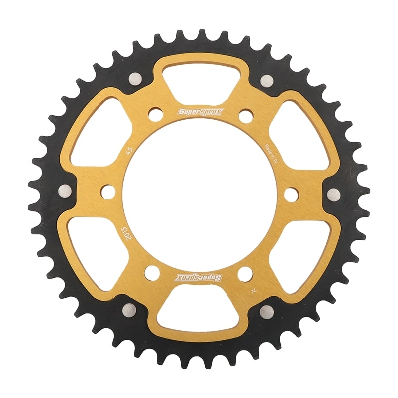Rear sprocket SUPERSPROX STEALTH gold 45T, 520