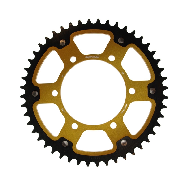 Rear sprocket SUPERSPROX STEALTH gold 46T, 520