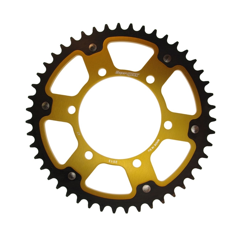 Rear sprocket SUPERSPROX STEALTH gold 47T, 520