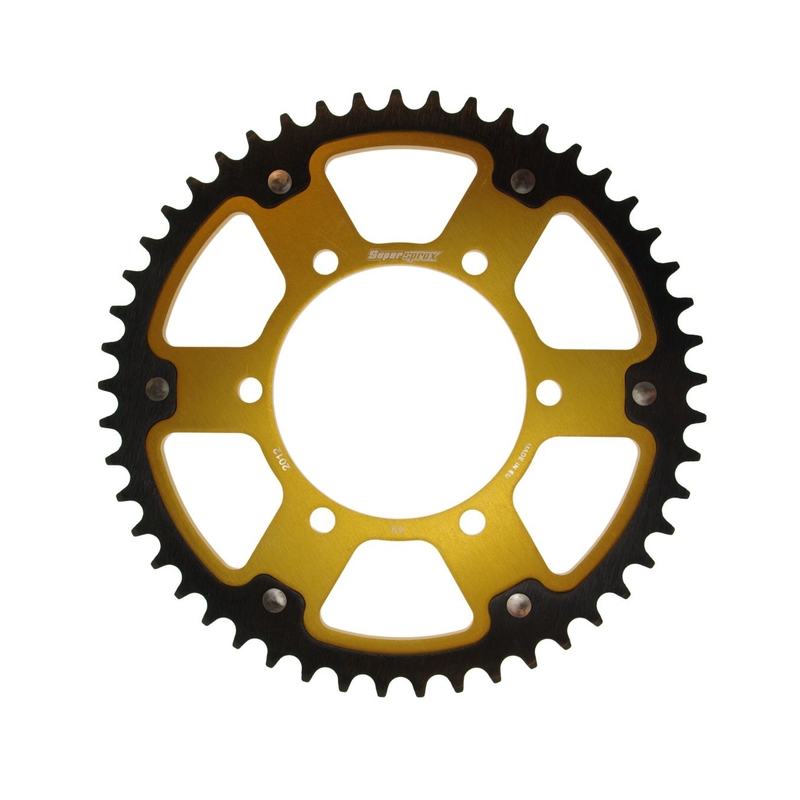 Rear sprocket SUPERSPROX STEALTH gold 48T, 520