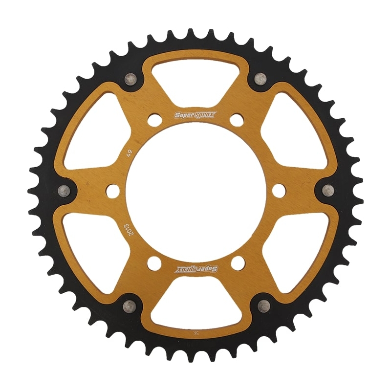 Rear sprocket SUPERSPROX STEALTH gold 49T, 520