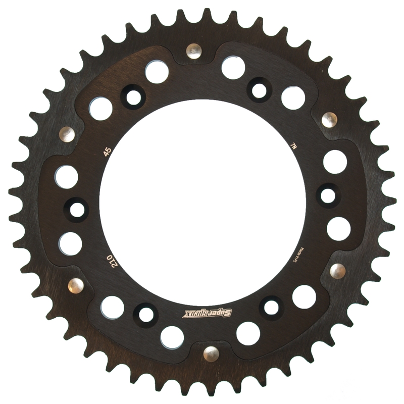 Rear sprocket SUPERSPROX STEALTH black 45T, 520