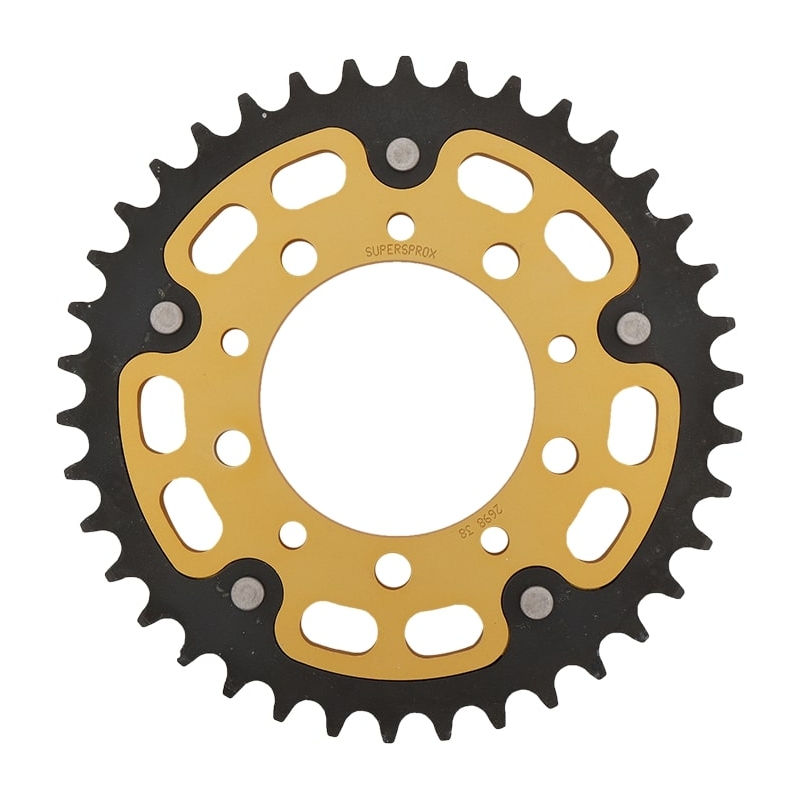 Rear sprocket SUPERSPROX STEALTH gold 38T, 520