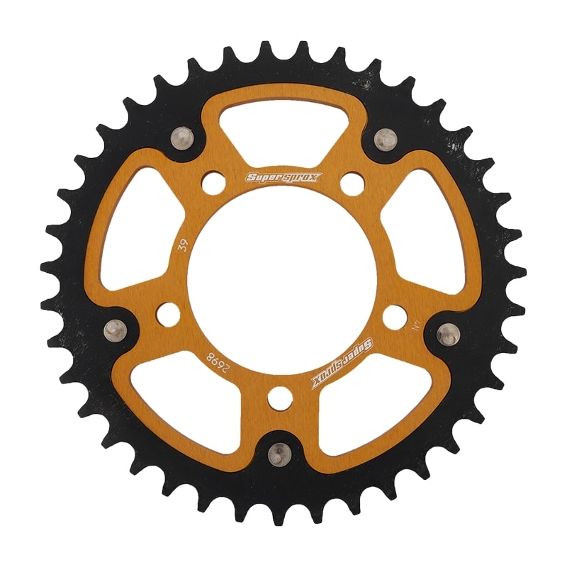 Rear sprocket SUPERSPROX STEALTH gold 39T, 520