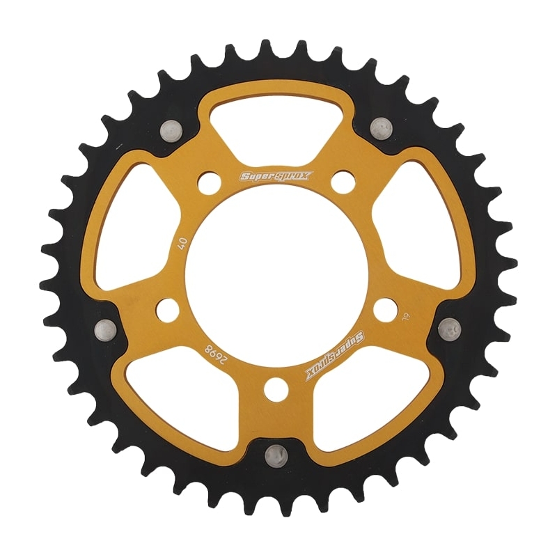 Rear sprocket SUPERSPROX STEALTH gold 40T, 520