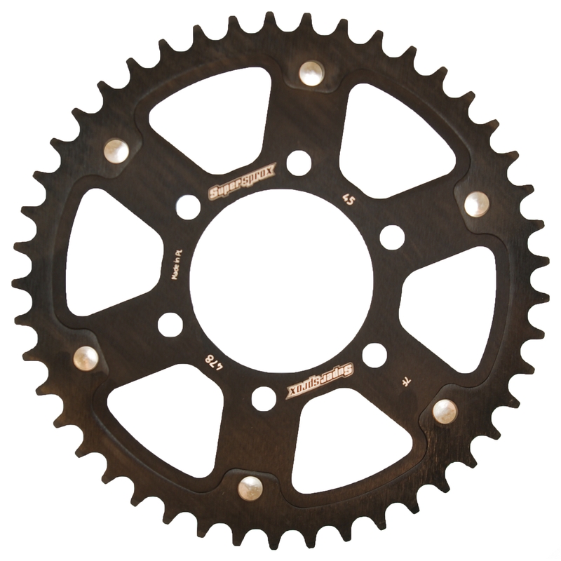 Rear sprocket SUPERSPROX STEALTH black 45T, 520