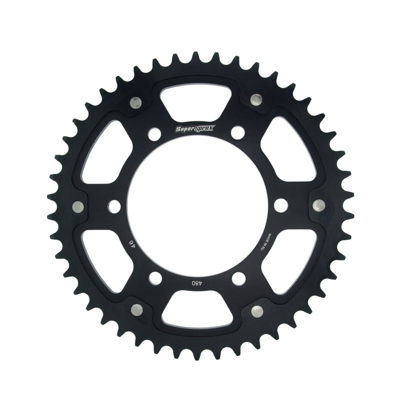Rear sprocket SUPERSPROX STEALTH black 46T, 525
