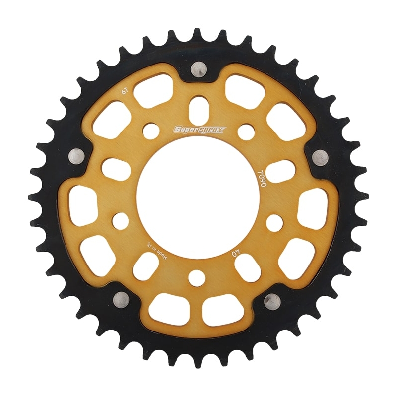 Rear sprocket SUPERSPROX STEALTH gold 40T, 530