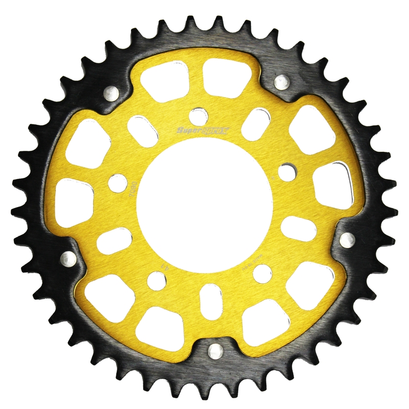 Rear sprocket SUPERSPROX STEALTH gold 41T, 530