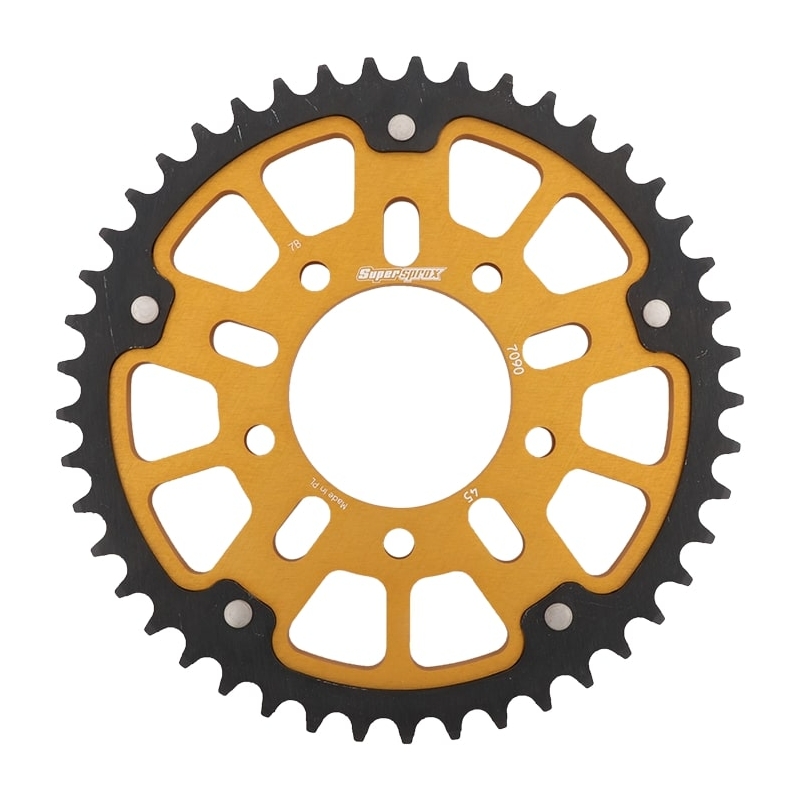 Rear sprocket SUPERSPROX STEALTH gold 45T, 530