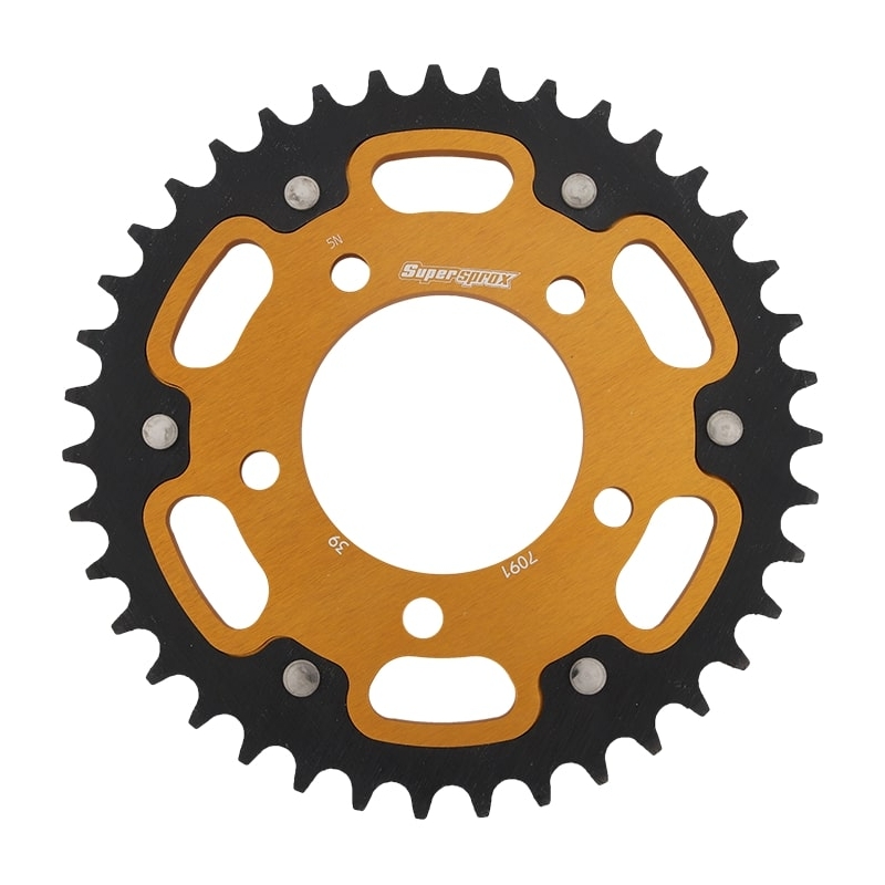Rear sprocket SUPERSPROX STEALTH gold 39T, 520