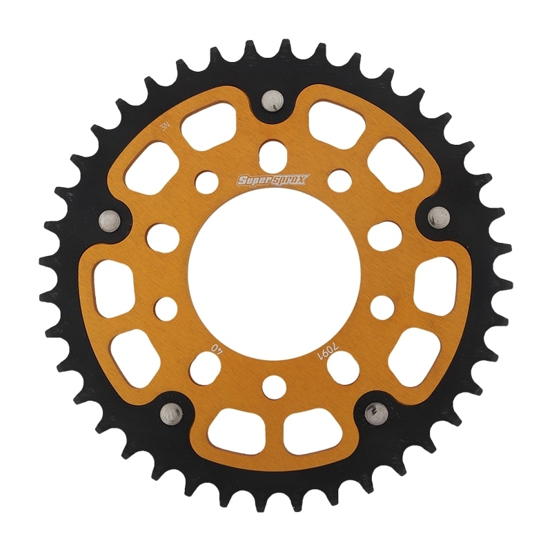 Rear sprocket SUPERSPROX STEALTH gold 40T, 520