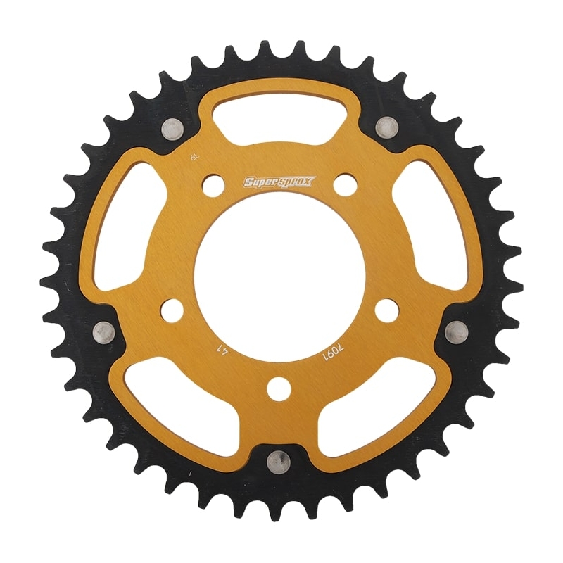 Rear sprocket SUPERSPROX STEALTH gold 41T, 520
