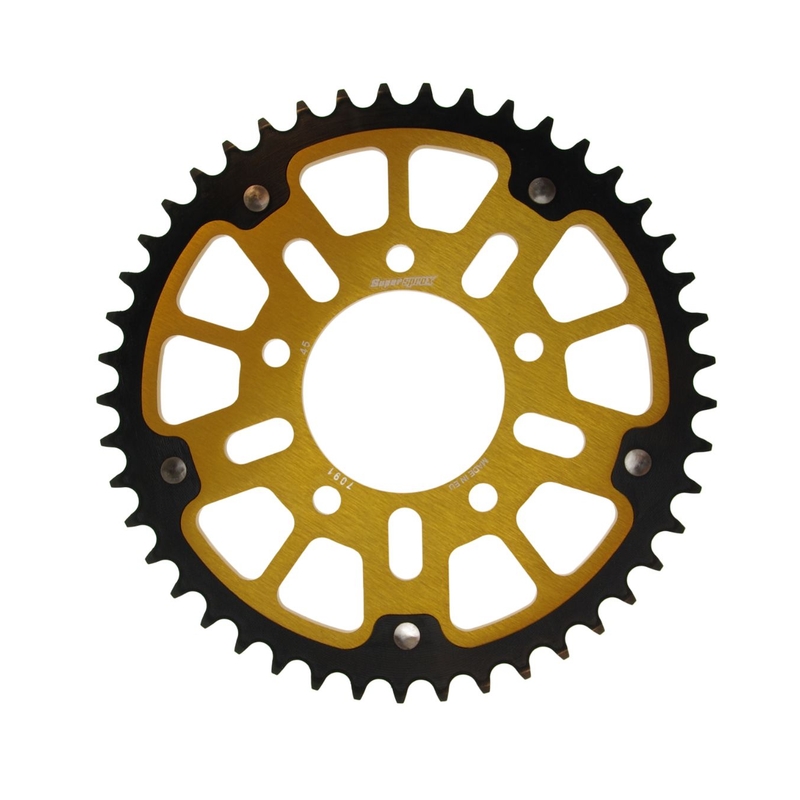 Rear sprocket SUPERSPROX STEALTH gold 45T, 520
