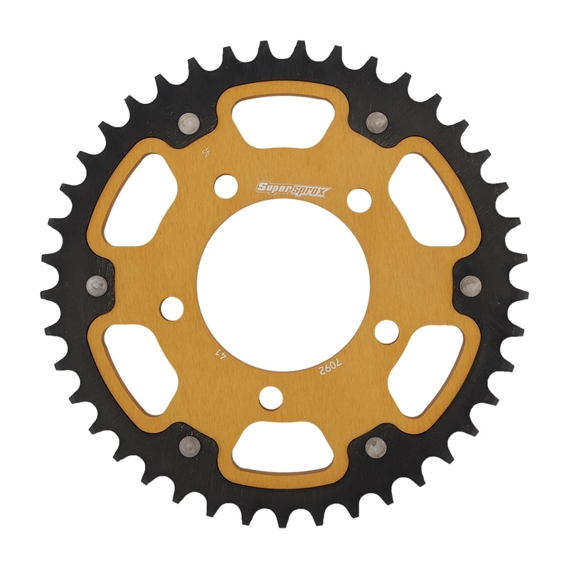 Rear sprocket SUPERSPROX STEALTH gold 41T, 525