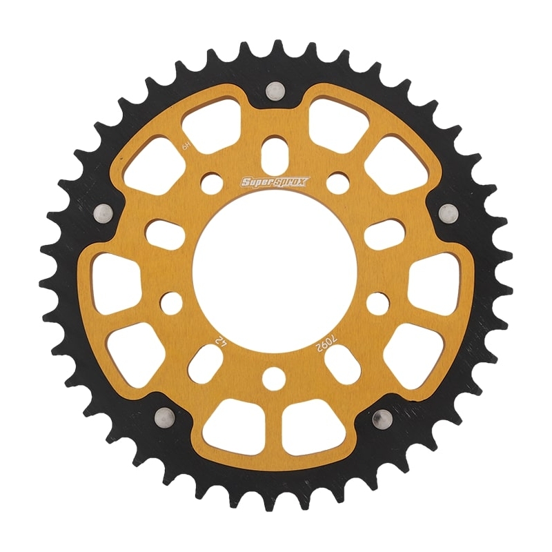 Rear sprocket SUPERSPROX STEALTH gold 42T, 525