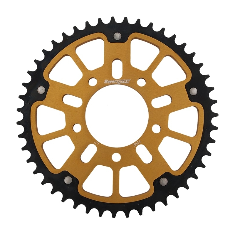 Rear sprocket SUPERSPROX STEALTH gold 47T, 525