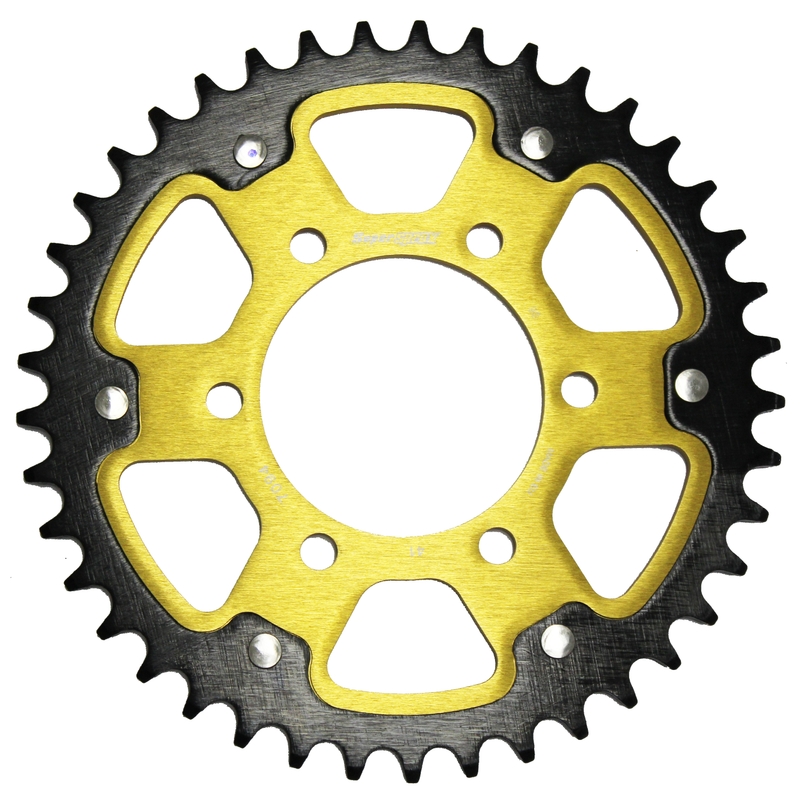 Rear sprocket SUPERSPROX STEALTH gold 41T, 520