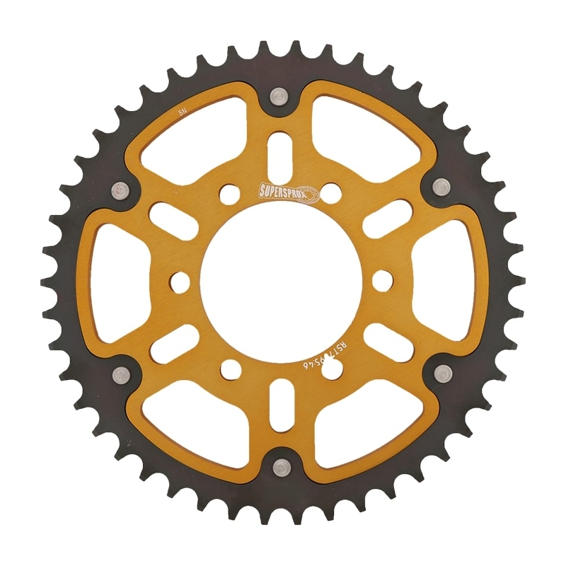 Rear sprocket SUPERSPROX STEALTH gold 46T, 525
