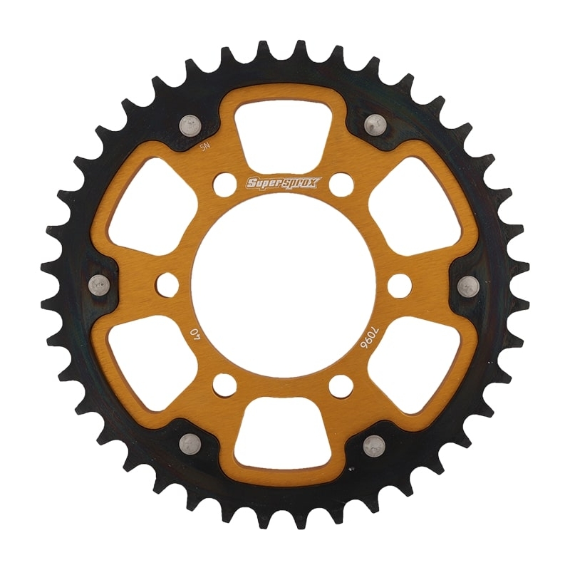 Rear sprocket SUPERSPROX STEALTH gold 40T, 530