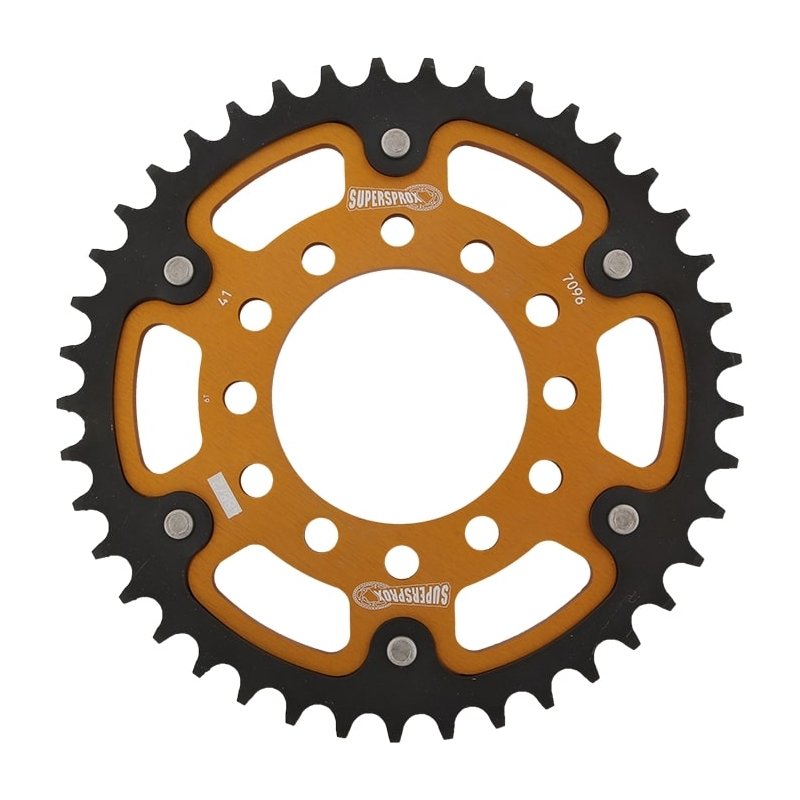 Rear sprocket SUPERSPROX STEALTH gold 41T, 530