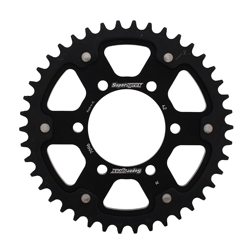 Rear sprocket SUPERSPROX STEALTH black 42T, 530