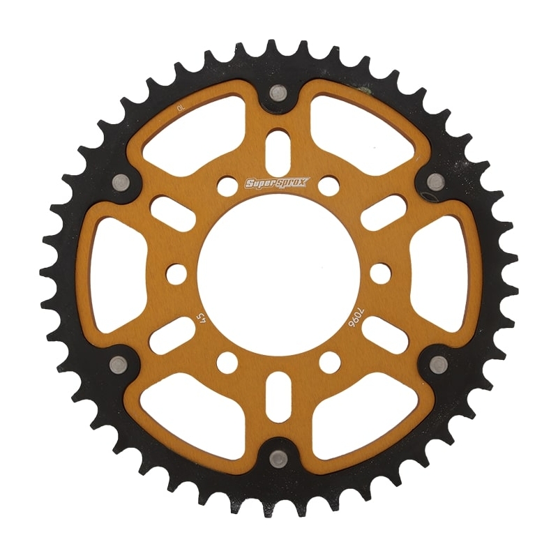 Rear sprocket SUPERSPROX STEALTH gold 45T, 530