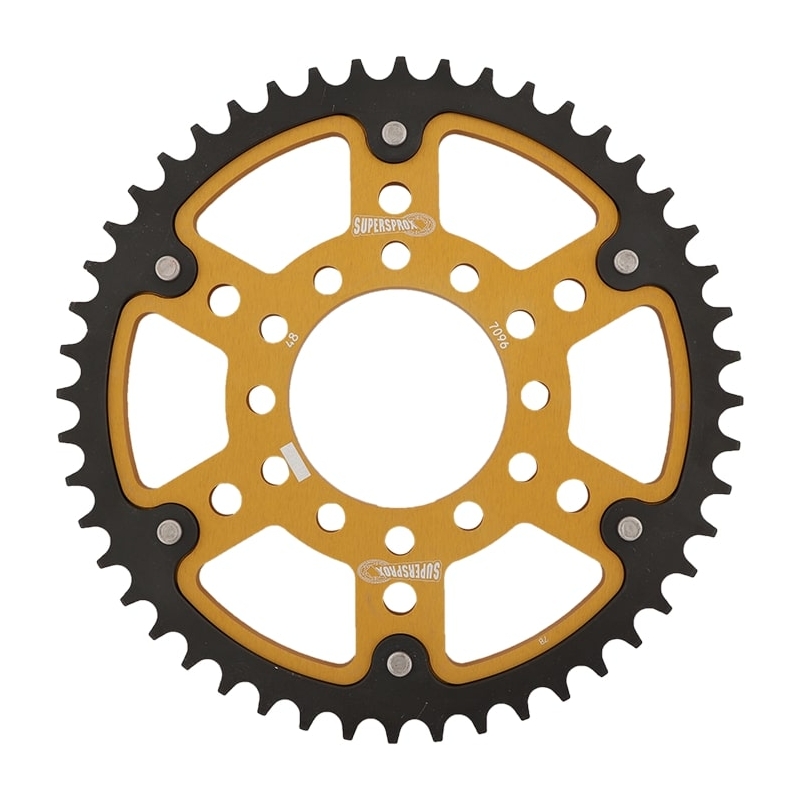 Rear sprocket SUPERSPROX STEALTH gold 48T, 530
