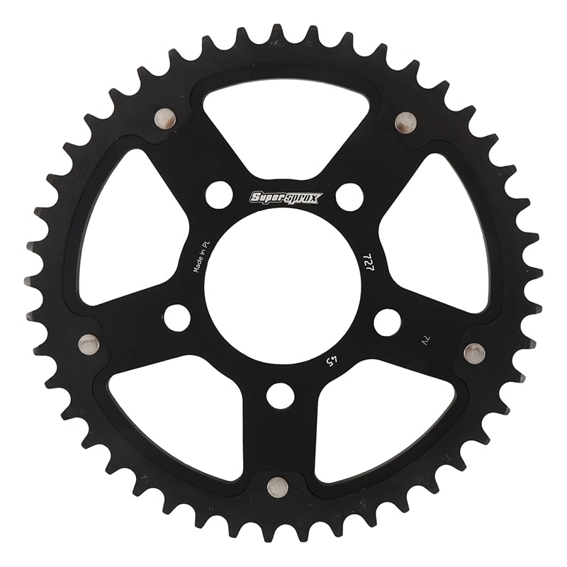 Rear sprocket SUPERSPROX STEALTH black 45T, 525