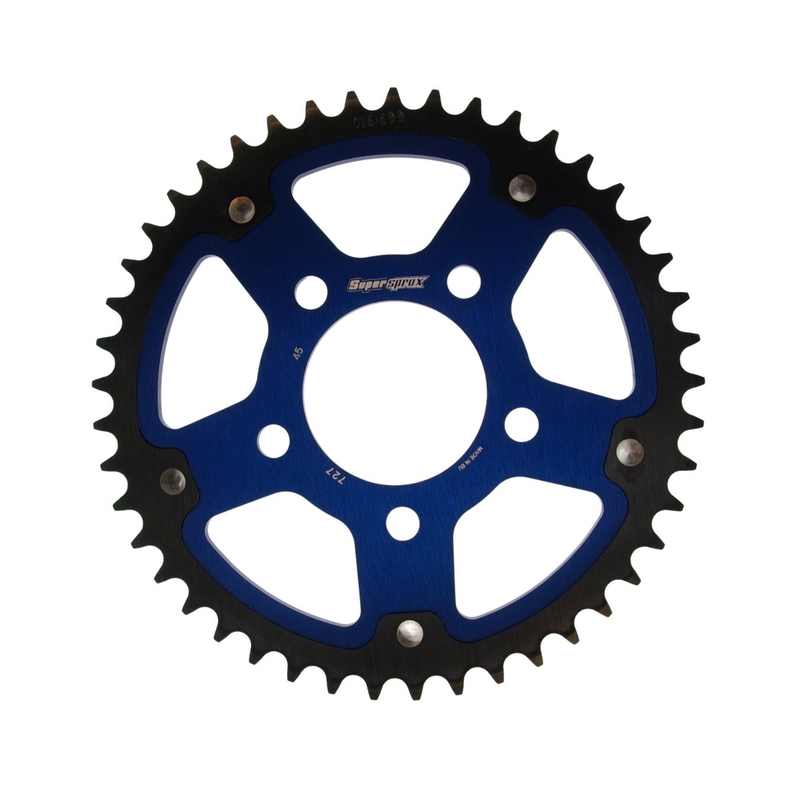 Rear sprocket SUPERSPROX STEALTH blue 45T, 525