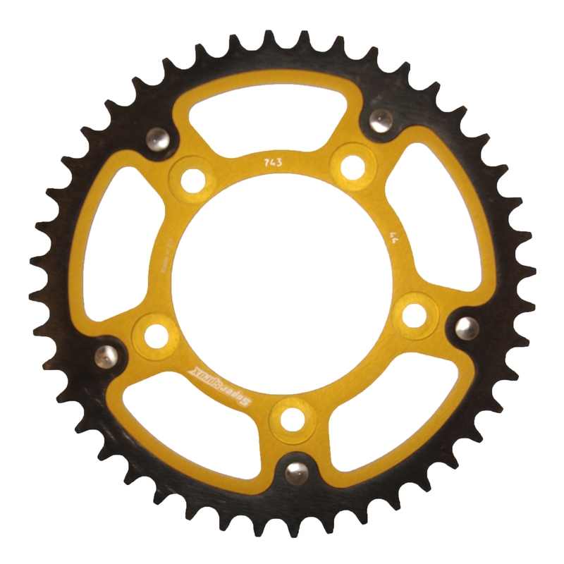 Rear sprocket SUPERSPROX STEALTH gold 44T, 520