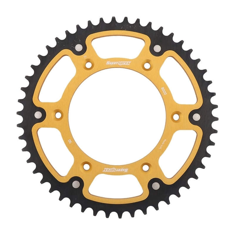 Rear sprocket SUPERSPROX STEALTH gold 50T, 520
