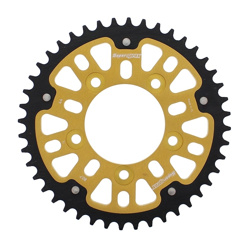 Rear sprocket SUPERSPROX STEALTH gold 44T, 525