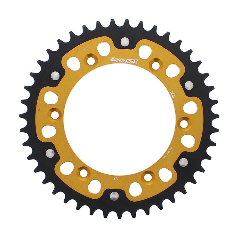 Rear sprocket SUPERSPROX STEALTH gold 43T, 520