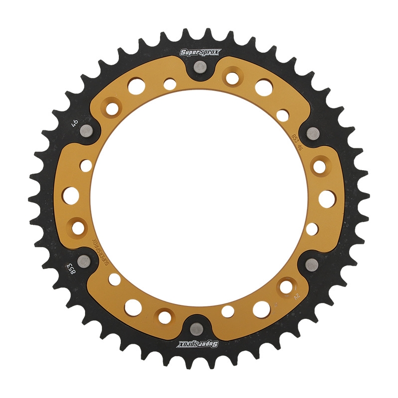 Rear sprocket SUPERSPROX STEALTH gold 46T, 520
