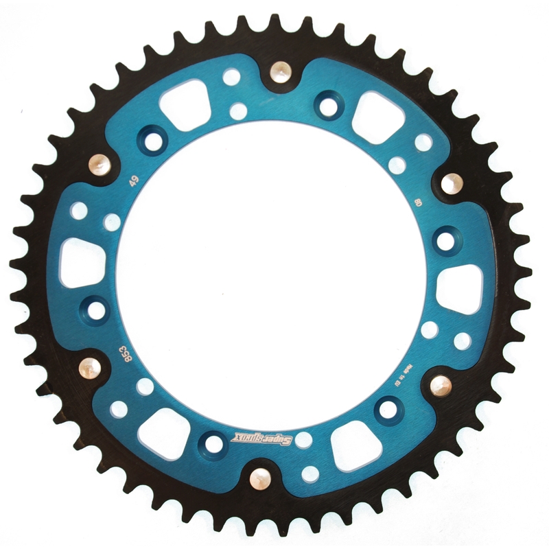 Rear sprocket SUPERSPROX STEALTH blue 49T, 520