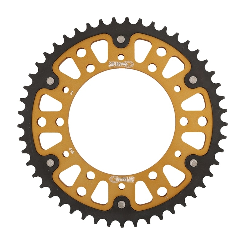 Rear sprocket SUPERSPROX STEALTH gold 49T, 530