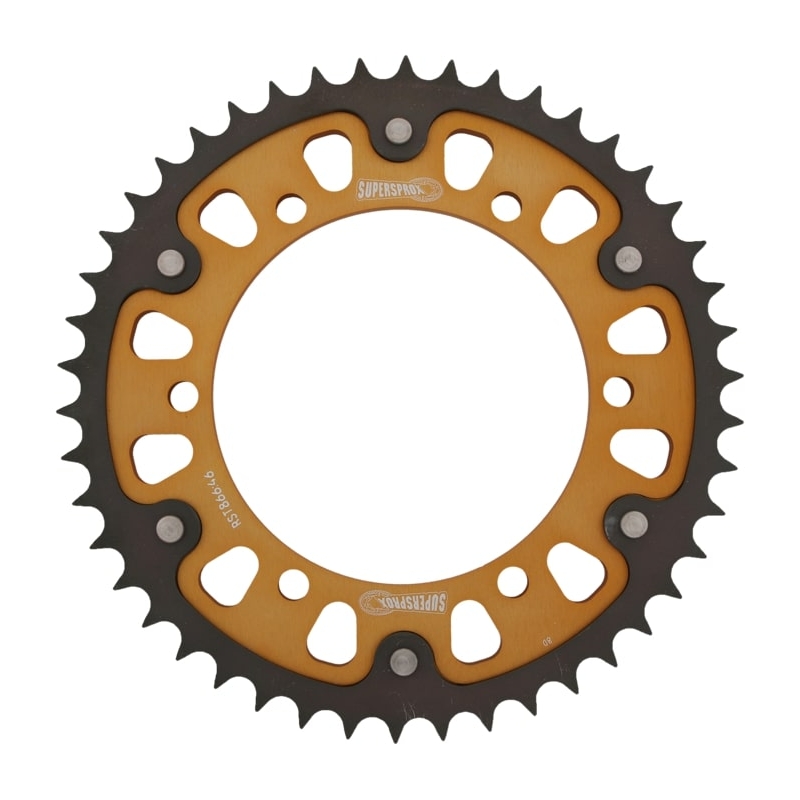 Rear sprocket SUPERSPROX STEALTH gold 46T, 532