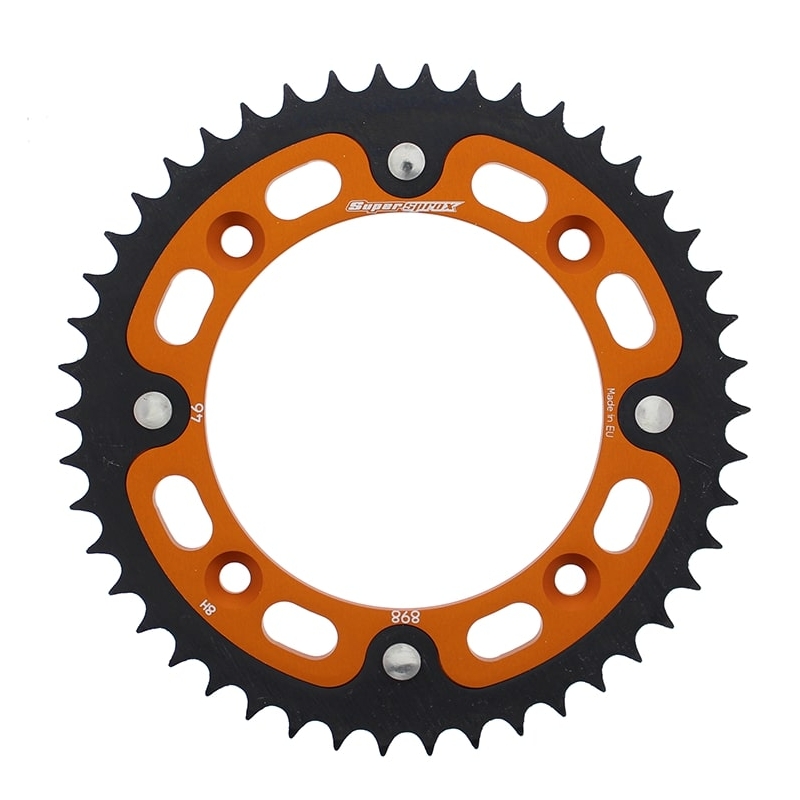 Rear sprocket SUPERSPROX STEALTH orange 46T, 428