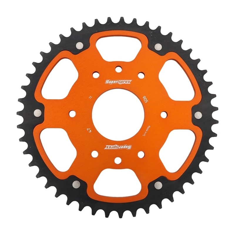 Rear sprocket SUPERSPROX STEALTH orange 47T, 520