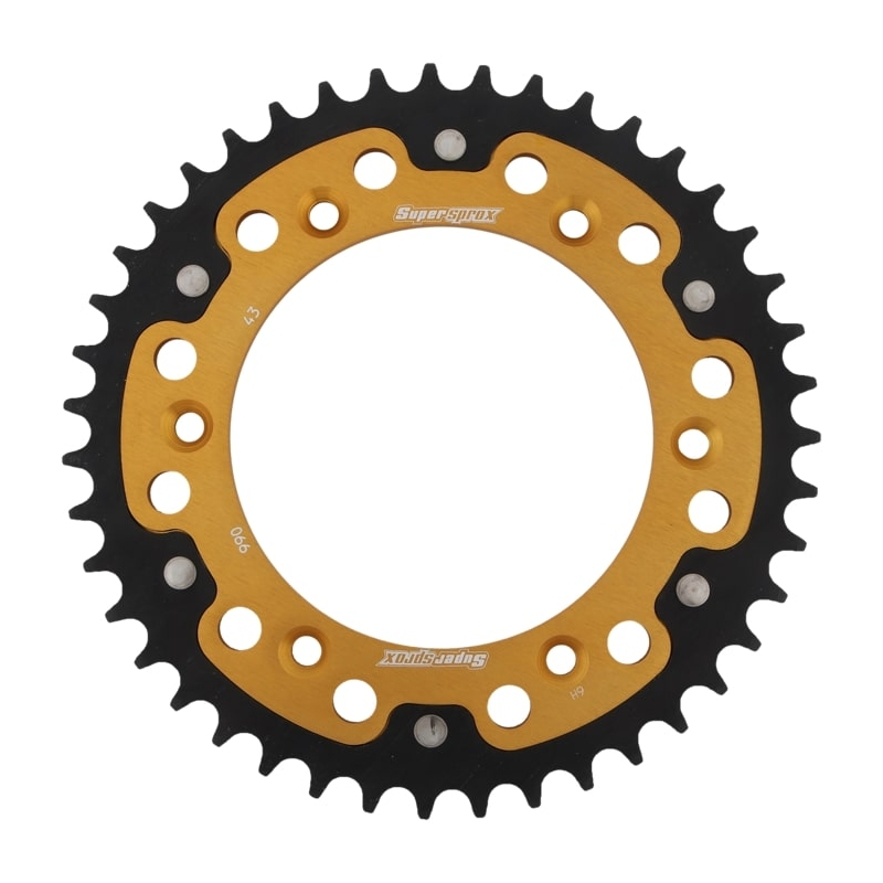 Rear sprocket SUPERSPROX STEALTH gold 43T, 520