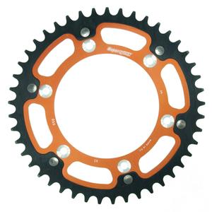 Rear sprocket SUPERSPROX STEALTH RST-990:45-ORG orange 45T, 520