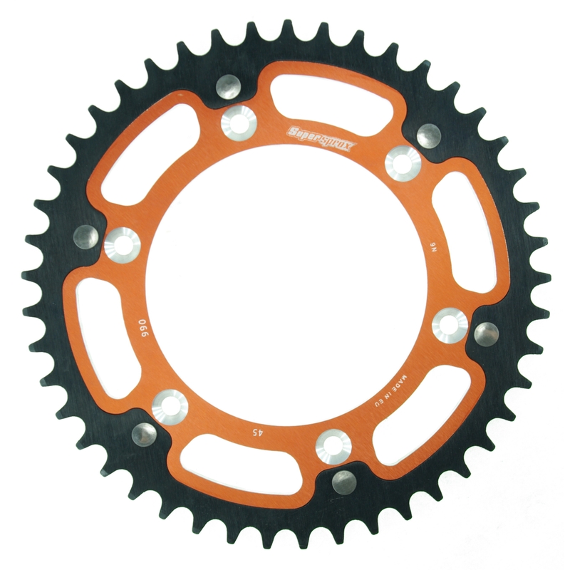 Rear sprocket SUPERSPROX STEALTH orange 45T, 520