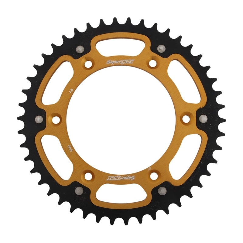 Rear sprocket SUPERSPROX STEALTH gold 46T, 520