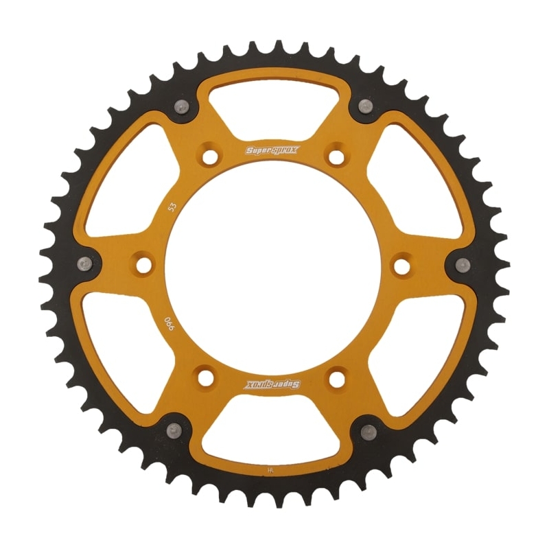 Rear sprocket SUPERSPROX STEALTH gold 53T, 520