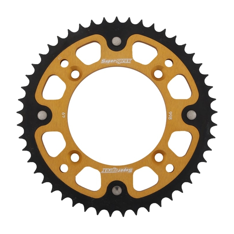 Rear sprocket SUPERSPROX STEALTH gold 49T, 428